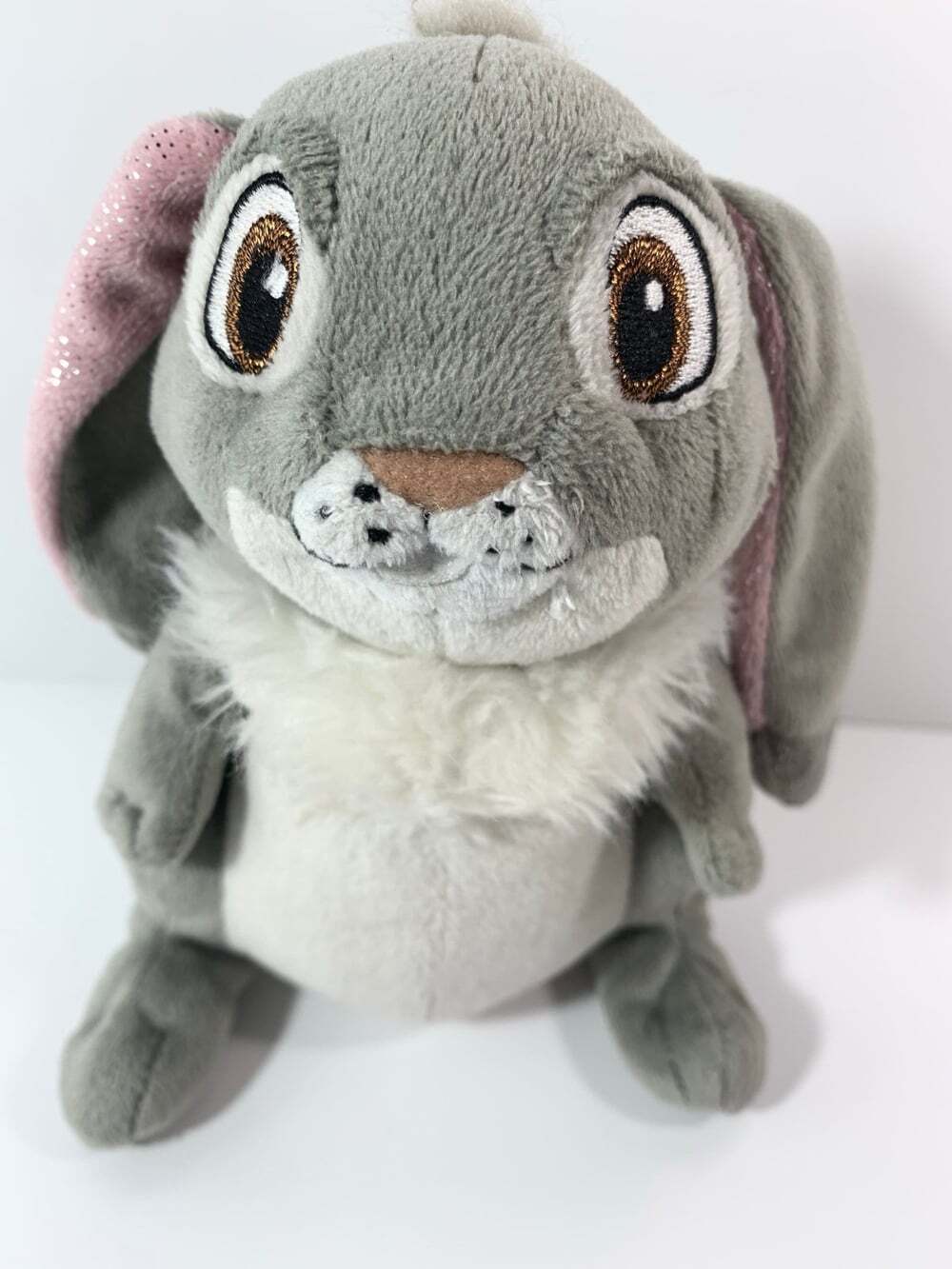 Disney Sofia The First Clover Plush Gray Bunny Rabbit Stuffed Animal 7"